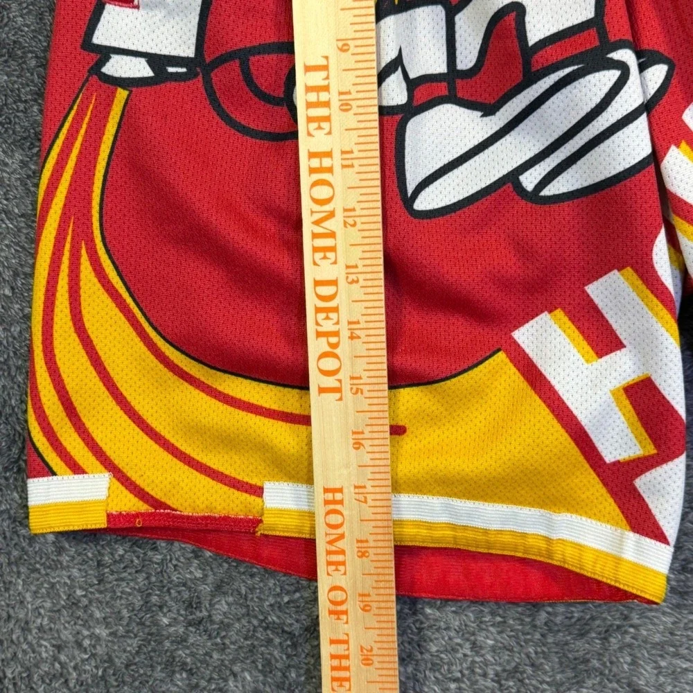Mitchell & Ness Houston Rockets Shorts‎ Mens Medium Red Hardwood Classics Rare